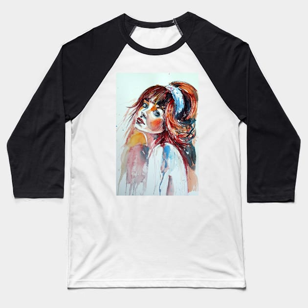 Lovely girl Baseball T-Shirt by kovacsannabrigi